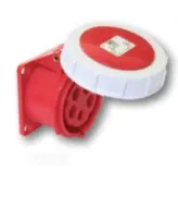 PCE Розетка встр 16А/500V/3P+E/IP67 3142-7