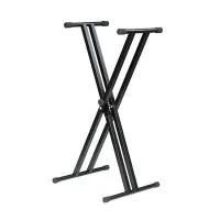 ECO KS200 Black Усиленная X-cтойка под клавишные инструменты. высота: 60-100см, цвет: матовый черный, вес: 3kg,