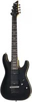SCHECTER DEMON-7 ABSN - 7-струнная электрогитара, 24 лада, корпус: липа, гриф:клён, накладка венге, на болтах, звукосниматели: HH Schecter Diamond Active HB-105S, регулировки: громкость, тон, 3х позиционный переключатель, Цвет: состаренный черный
