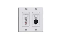 Настенная панель управления BIAMP [D-ALINP] (APART) аудио входов: line (2RCA), Mic (XLR, фантомное питание) + 11-шаговый регулятор громкости. Euroblock (3-pin). Совместим с MA30/60/120/240 MA247MR, ZONE4, PREZONE, AUDIOCONTROL.