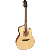 Гитара электроакустическая шестиструнная CRAFTER PK-Maho Plus  Кейс