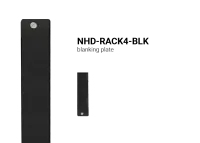 Wyrestorm nhd-rack4-blk, заглушка для установочного шасси nhd-000-rack4