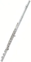 Flute Pearl Maesta F-MS997RBEOF - Профессиональная мастеровая флейта с напаянными кольцами отверстий. Корпус и головка из сверхчистого серебра AG997, механика из серебра Sterling AG925. Не в линию, ми-механика, си-колено.