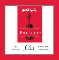 J810-1/8M-B10 Prelude Струны для скрипки размером 1/8, среднее натяжение, 10 комплектов, D'Addario