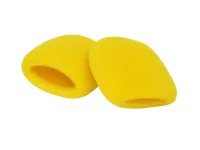 Mipro 4CSW216 - Поролоновая ветрозащита для ручных радиомикрофонов серии MH-, 2 шт., жёлтого цвета