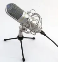 MCU-01 (никель) + стойка и амортизатор USB микрофон Recording Tools