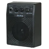 GT-1000 Black микро комбоусилитель  черный корпус, 3 ватта, динамик 3", овердрайв, дистошн, размеры 152х150х13 мм, вес 0,113 кг