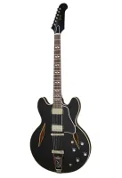 GIBSON CUSTOM SHOP 1964 Trini Lopez Standard Reissue Ultra Light Aged Ebony электрогитара, цвет - черный, кейс в комплекте