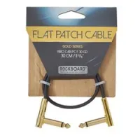 Rockboard rbo cab pc f 30 gd  кабель для коммутации гитарных эффектов, 30 см, золотистый