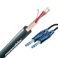 Eurocable MNJMBSENM15Y - Микрофонный кабель, разъёмы Neutrik, чёрные, джек, 15м