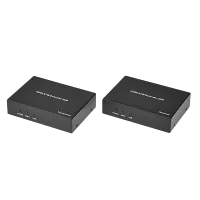 AVCLINK HT-50U2 Комплект передатчик и приемник сигнала HDMI и USB 2.0 по витой паре. Позволяет передавать сигнал HDMI разрешением 1920x1080@60 Гц и USB2.0 на расстояние до 50 м по витой паре CAT5E/6. Передатчик имеет сквозной выход HDMI для подключения до