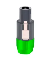 Taverlab F1011-Green - Разъём кабельный 4PIN Speaker Connector "папа", зелёный