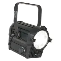SILVER STAR SS810SW  FREZNO ZM-1 Театральный прожектоp с линзой Френеля. источник света 9*10 Вт LED, 3100 K, сила света 27000 кд (аналог 500/650 Вт лампе), CRI>85ra, DMX-512, электронный диммер 16 bit, ручной зум 10-60', 100 W, 326x 282x266 мм, 5,5 кг