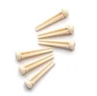 HE216W Фиксаторы струн 6шт, белые, Dunlop