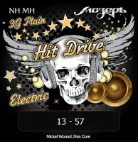 Мозеръ NH MH - Mega Heavy, Сталь США + Никелевый сплав (.013-057), 3я струна "голая"