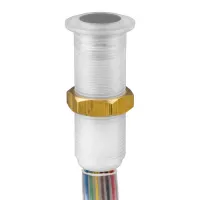 ClockAudio TS 003 RGB - Электронный емкостной сенсорный переключатель со светодиодным кольцом облегчает нажатие / переключение микрофона. Врезной монтаж