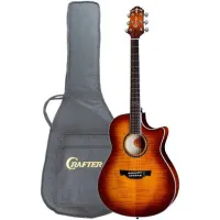 Гитара электроакустическая шестиструнная CRAFTER AGE-500 TM VS  Чехол