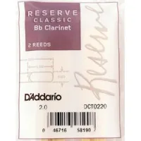 D`addario dct0220 sale  трости для кларнета bb, reserve classic (2), 2шт. в пачке