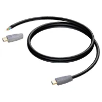 Procab HDM100/10- Кабель HDMI с одним неразделанным концом + разъем HDMI (HDM19), серия Contractor