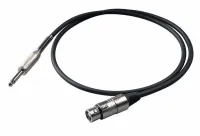 PROEL BULK200LU5 - инструментальный кабель,6.3 джек моно <-> XLR (мама), длина - 5 м