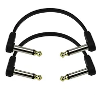 PW-FPRR-204 Custom Series Flat Инструментальный патч-кабель, 2шт, 10см, Planet Waves