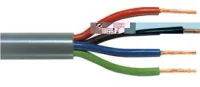 Tasker C268-BLACK эластичный круглый акустический кабель OFC 2х1.50+2х2,50 мм2 профи
