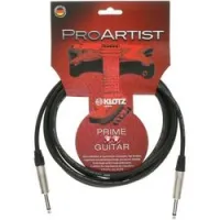 Klotz pron090pp  proartist инструментальный кабель моно джек/ моно джек, 9 м, черный, разъемы neutrik