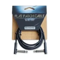 Rockboard rbo cab pc f 100 blk  кабель для коммутации гитарных эффектов, 100 см, чёрный