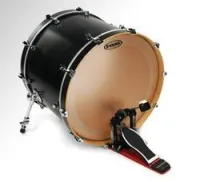Evans bd22gb4c  eq4 frosted 22" пластик для бас бар. однослойн. с прозрачн. напылением
