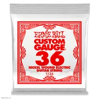ERNIE BALL 1136 Nickel Wound .036 - Струна одиночная для электрогитары