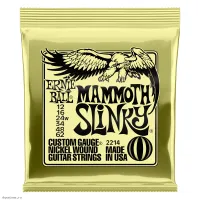 ERNIE BALL 2214 Nickel Wound Slinky Mammoth 12-62 - Струны для электрогитары