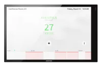 Crestron TSW-1070-B-S, 10,1-дюймовая настольная cенсорная панель бронирования и управления для настенного монтажа, цвет черный