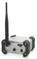 KLARK TEKNIK DW 20R приёмник стерео 2,4 ГГц, регулировка уровня, выходы Jack и XLR, радиус 30  метро