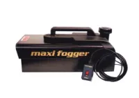 LE MAITRE MAXI FOGGER высокопроизводительный и надежный генератор дыма.   Мощность 1100 Вт, пульт ДУ, 240 В, 5A, вес 7 кг.  Выход дыма 275 куб.м.\мин.