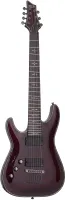 SCHECTER HELLRAISER C-7 LH BCH - леворукая 7 струнная электрогитара, 24 лада, корпус: красное дерево с топом из волнистого клёна, гриф: красное дерево, 3 куска, накладка палиснадр, вклееный, звукосниматели: HH, EMG 707TW, регулировки: громкость (push-pull