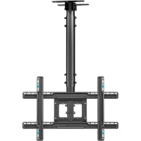 Onkron N1L-B - Потолочный кронштейн для дисплея 32"-80" потолочный телескопический, чёрный