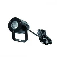 Eurolite LED PST-3W 6000K 6-Degrees Black - Pinspot