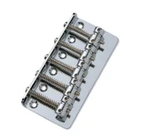 BB052-CR Бридж (струнодержатель) для 5-струнной бас-гитары, хром, Paxphil