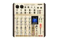 Phonic AM6GE Микшерный пульт, 6 каналов, Bluetooth, MP3-модулем с функцией звукозаписи и USB-интерф.