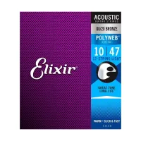Elixir 11150 PolyWeb-струны для 12-стр. акустич. гитары Light 10-47