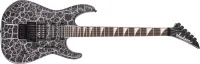 JACKSON X SERIES SL3XDX - SILVER CRACK электрогитара, цвет черный с серебром