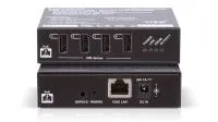 Lightware usb20-1gbe-ds4p, удлинитель до 100 метров usb 2.0 по lan, 4хusb-a, poe 802.3at