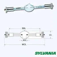 Sylvania BA1200DE S6.0(MSR1200SA/DE) лампа газоразрядная, 1200W