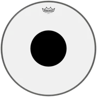 Пластик для большого барабана Remo Controlled Sound Clear Top Black Dot CS-1318-10
