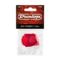 Dunlop 475p100 big stubby 6pack  медиаторы, толщина 1 мм, 6 шт.