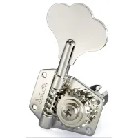 SCHALLER BM5NI (арт.10250112.26.71) - колки для 5-ти струнной бас-гитары, открытые, 3-слева +2 справа, отделка: никель, соотношение 1:20, диаметр монтажного отверстия 17,5 мм, крепится на 4 винтах, ручной полировки.  (Старый артикул: 570)