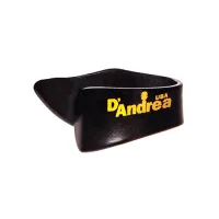D'Andrea R6371 MD BLK - Медиатор коготь на большой палец упаковка 6 шт., Материал: пластик, Размер: средний, Серия: Fingerpicks & Thumbpicks