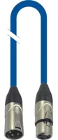 FORCE FMC-05/10 BL - Шнур микрофонный XLR (F)- XLR(M) , длина 10 метров, цвет синий
