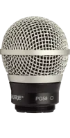SHURE RPW110 Микрофонный капсюль PG58 для радиомикрофона, динамический кардиоидный с грилем