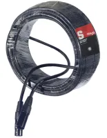STAGG SDX15 - DMX кабель XLRf-XLRm ,длина: 15 м.Цвет: черный